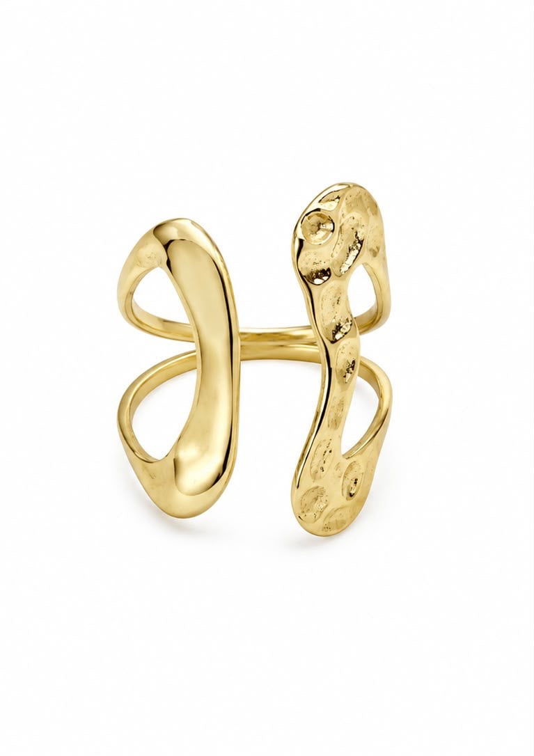 Bague Sélène dorée