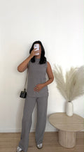 Ensemble Maille Sans Manches